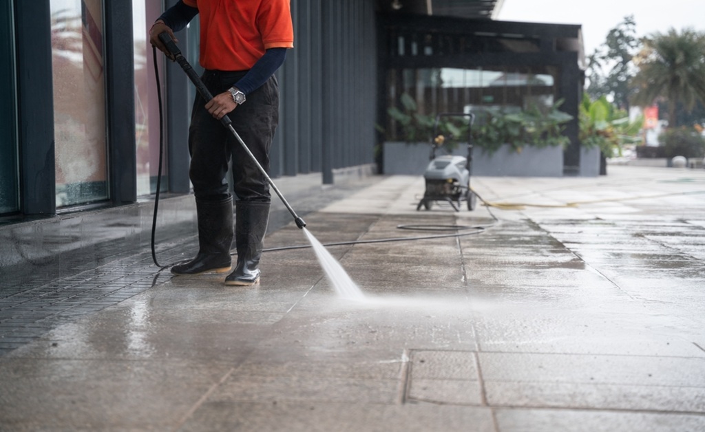 Clean a Concrete Patio