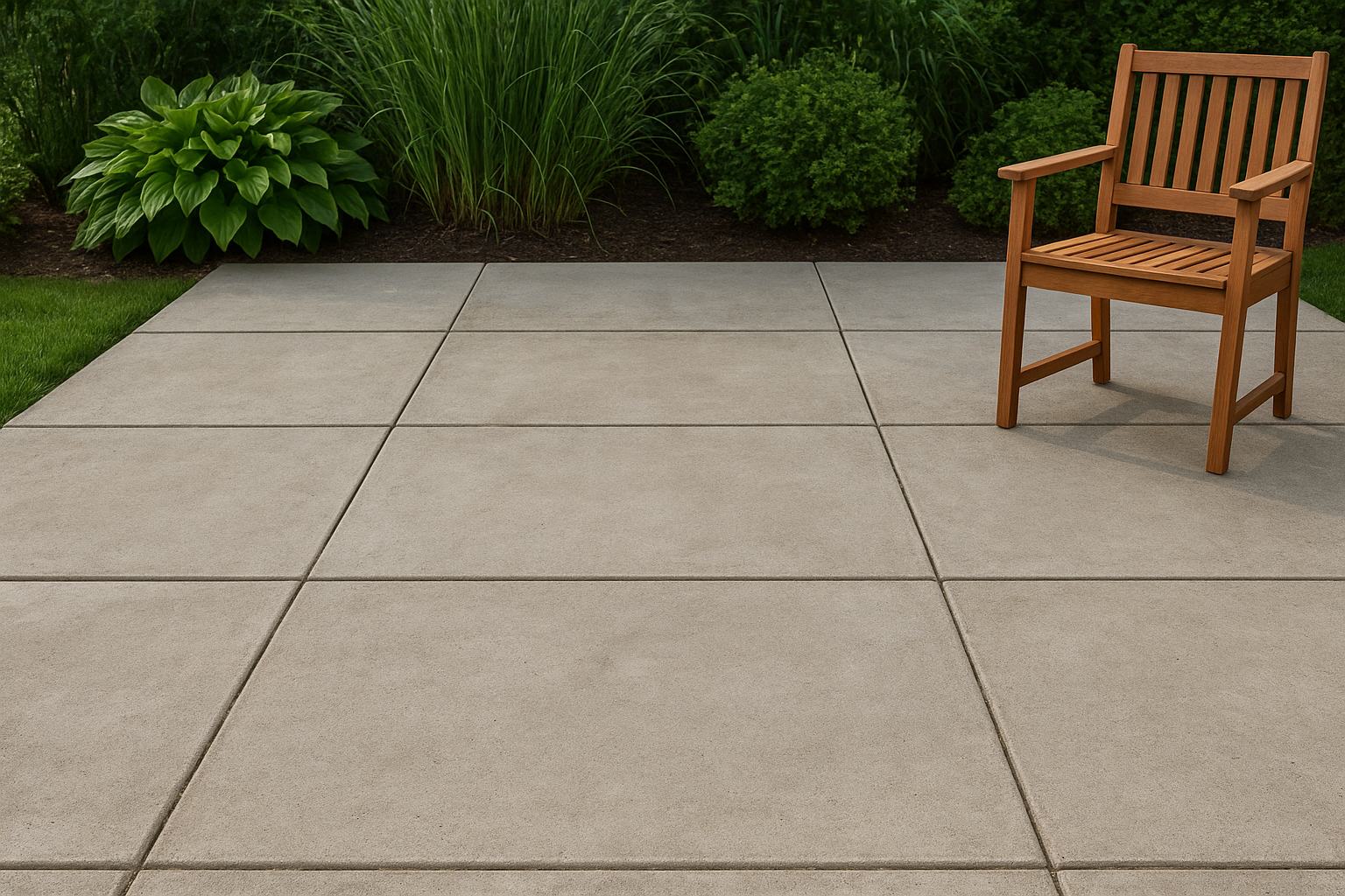 concrete slabs for patio