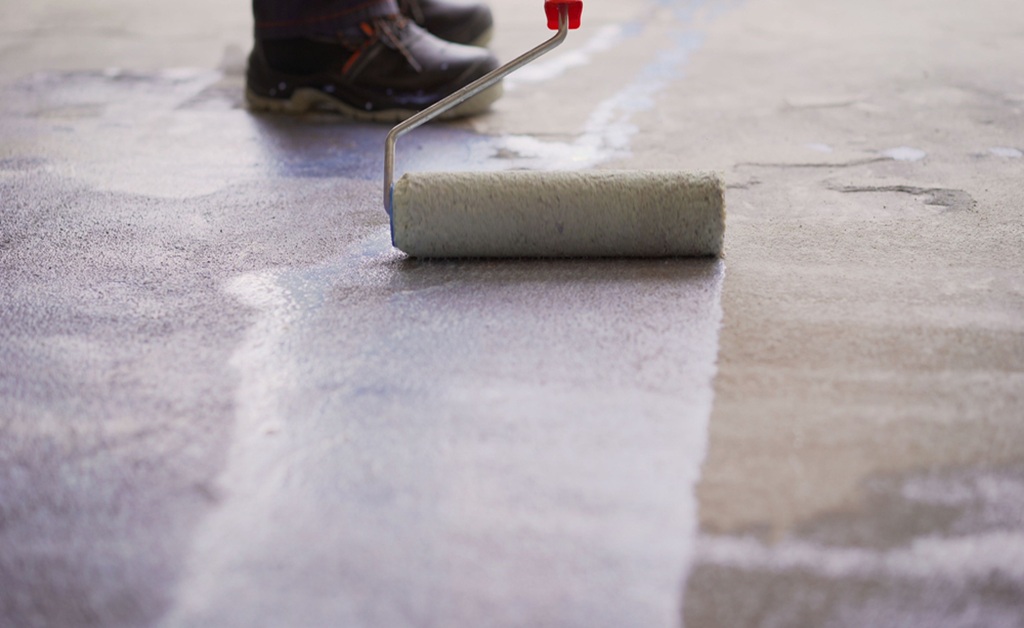stamped concrete patio