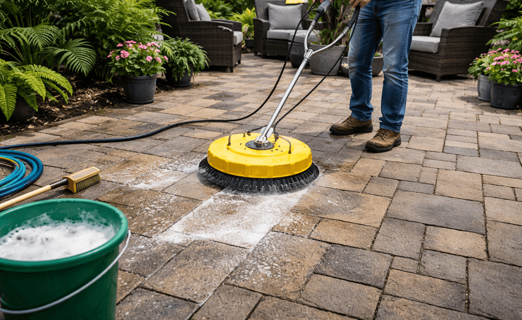 Clean Patio Pavers Without Removing Sand
