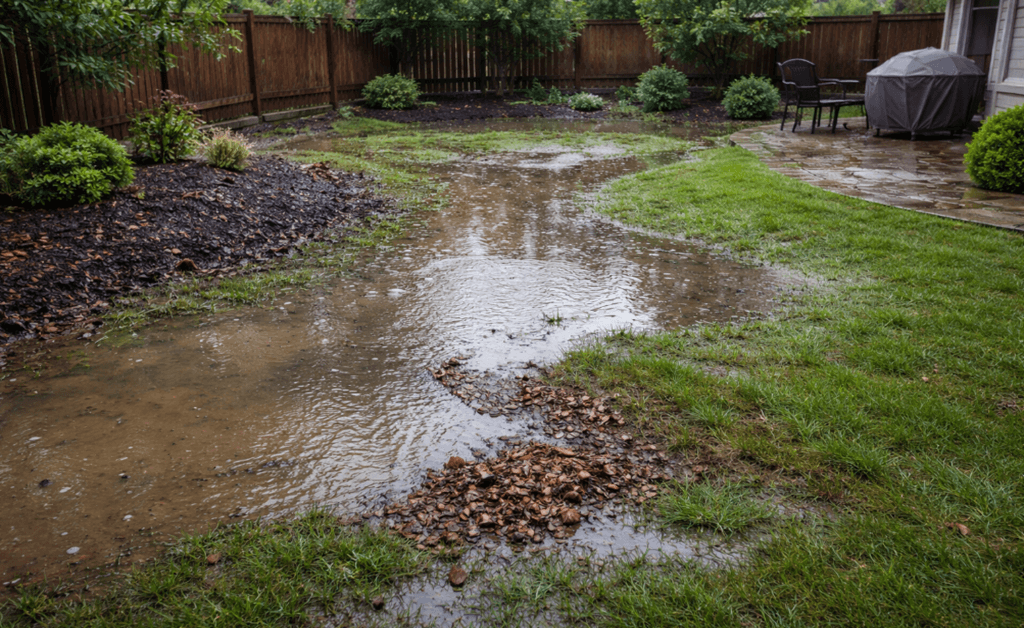 Important Signs of a Drainage Problem in Yard