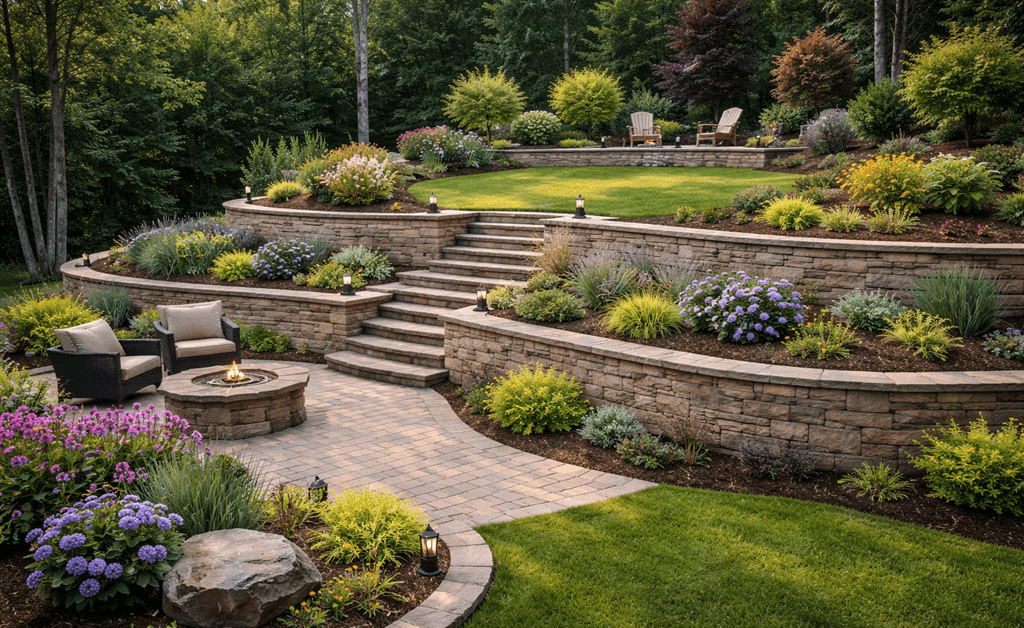 Best Drainage Solutions for Sloped Yard with Retaining Walls