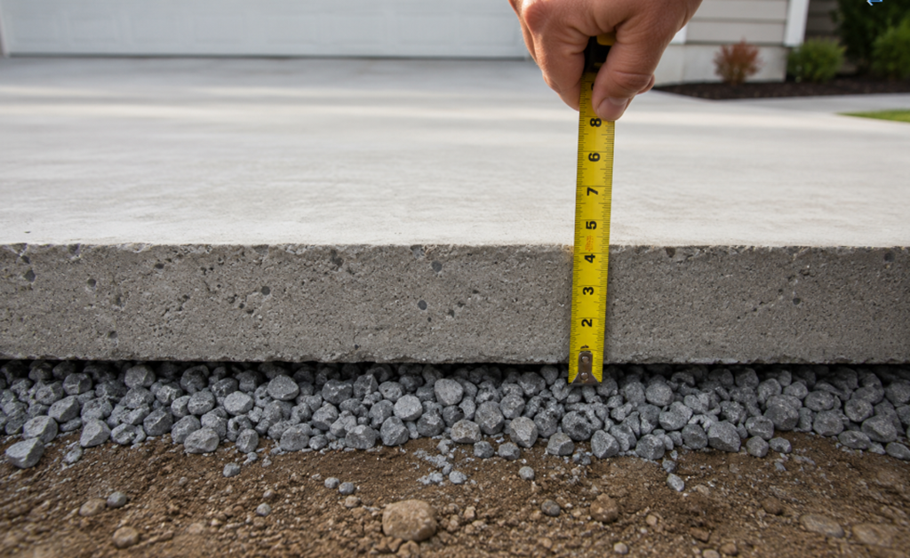 How Thick Should a Concrete Driveway Be​