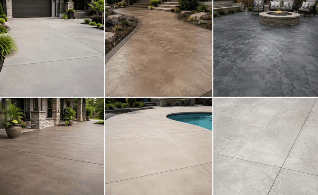 Concrete Color Ideas for Driveways & Patios