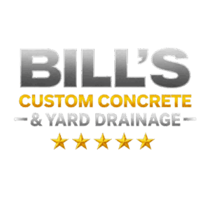 Bill's Custom Concrete & Yard Drainage Logo